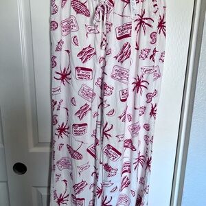 Cali 1850 Linen Pull On Wide Leg Pants